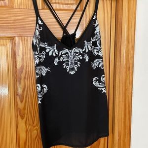 Sequin detail camisole